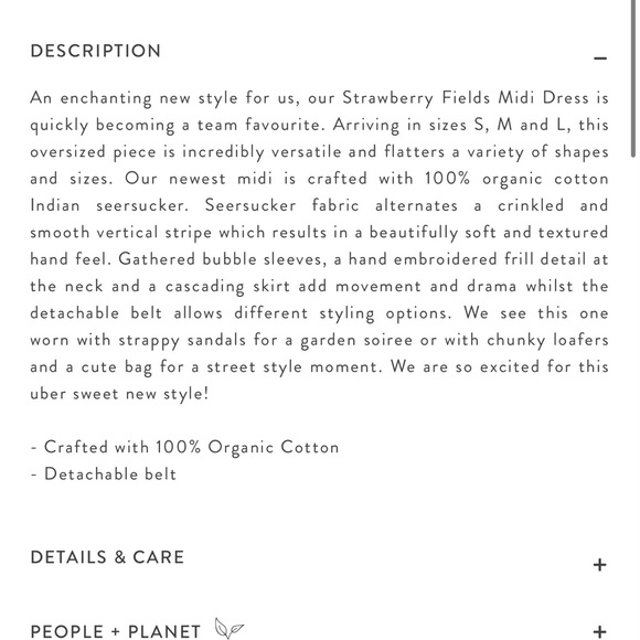 SOLD// Spell Strawberry Fields Midi Dress - Picture 9 of 10